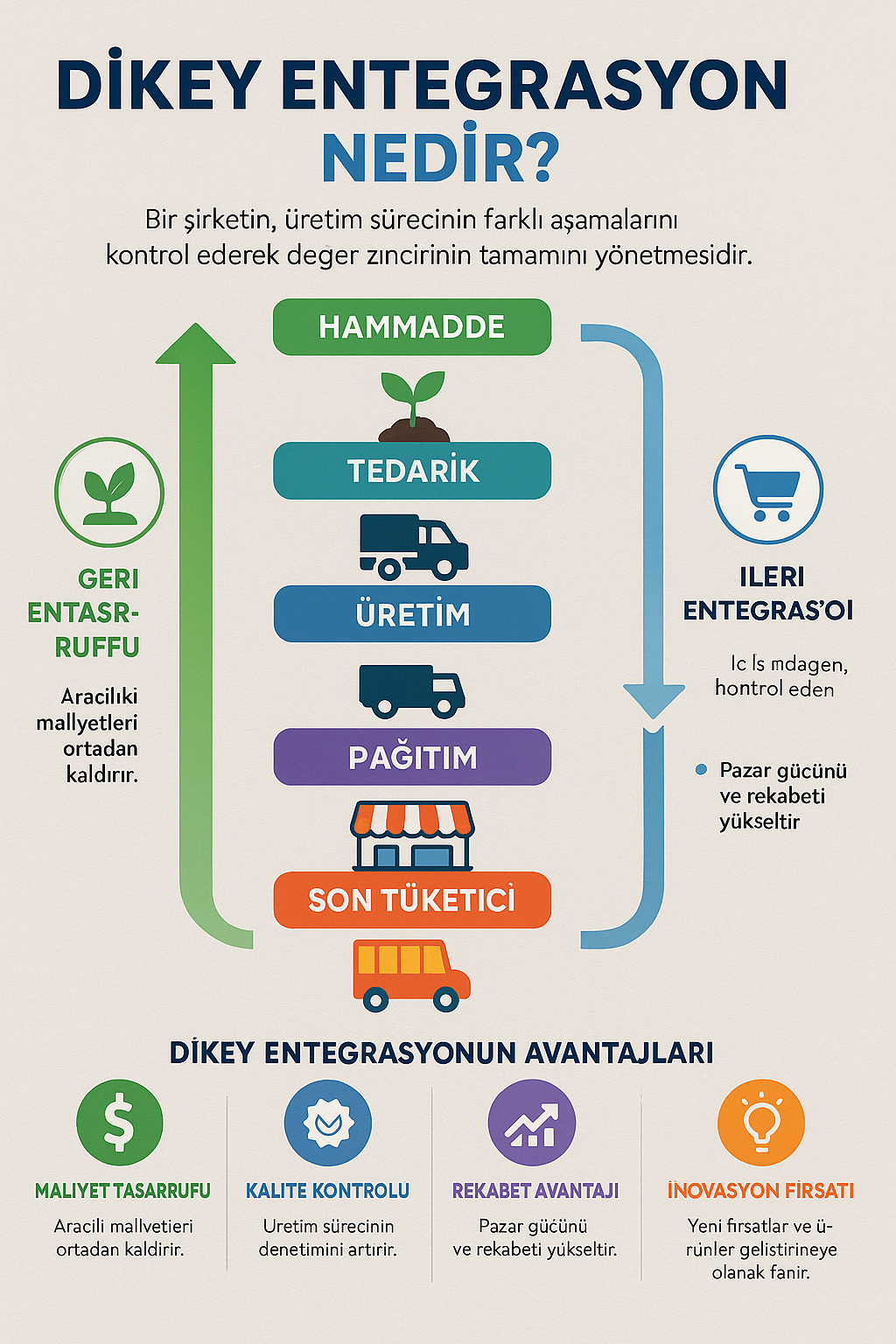 Dikey Entegrasyon ( Dikte Entegrasyon ) Nedir ?